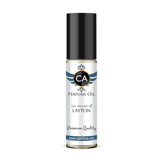 CA Perfume Impression of Layton Unisex Fragrance Oil Amber Floral Scent Long Lasting Perfumes for Women & Men Travel Size TSA Ready Mini Parfum Body Oil Roll-on 0.33 Fl Oz 10ml