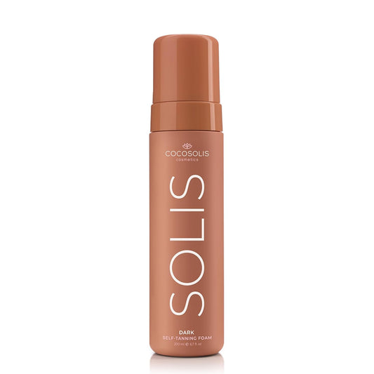 COCOSOLIS - SOLIS | Dark Self Tanner | Self Tan For Face & Body | Tanning Mousse For a Rich, Natural and long-lasting tan | Organic Self Tanner - Plant-Based DHA (200 ml)