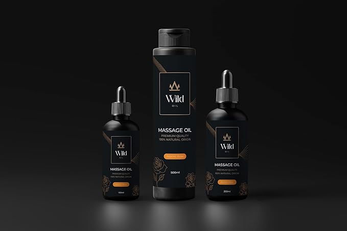 Luxurious Massage Oil Mineral, Grape Seed, Jojoba & Lavender Skin Moisturization Hair Nourishment Hydration, Elasticity, Vegan & Natural (100ml, Lavender)