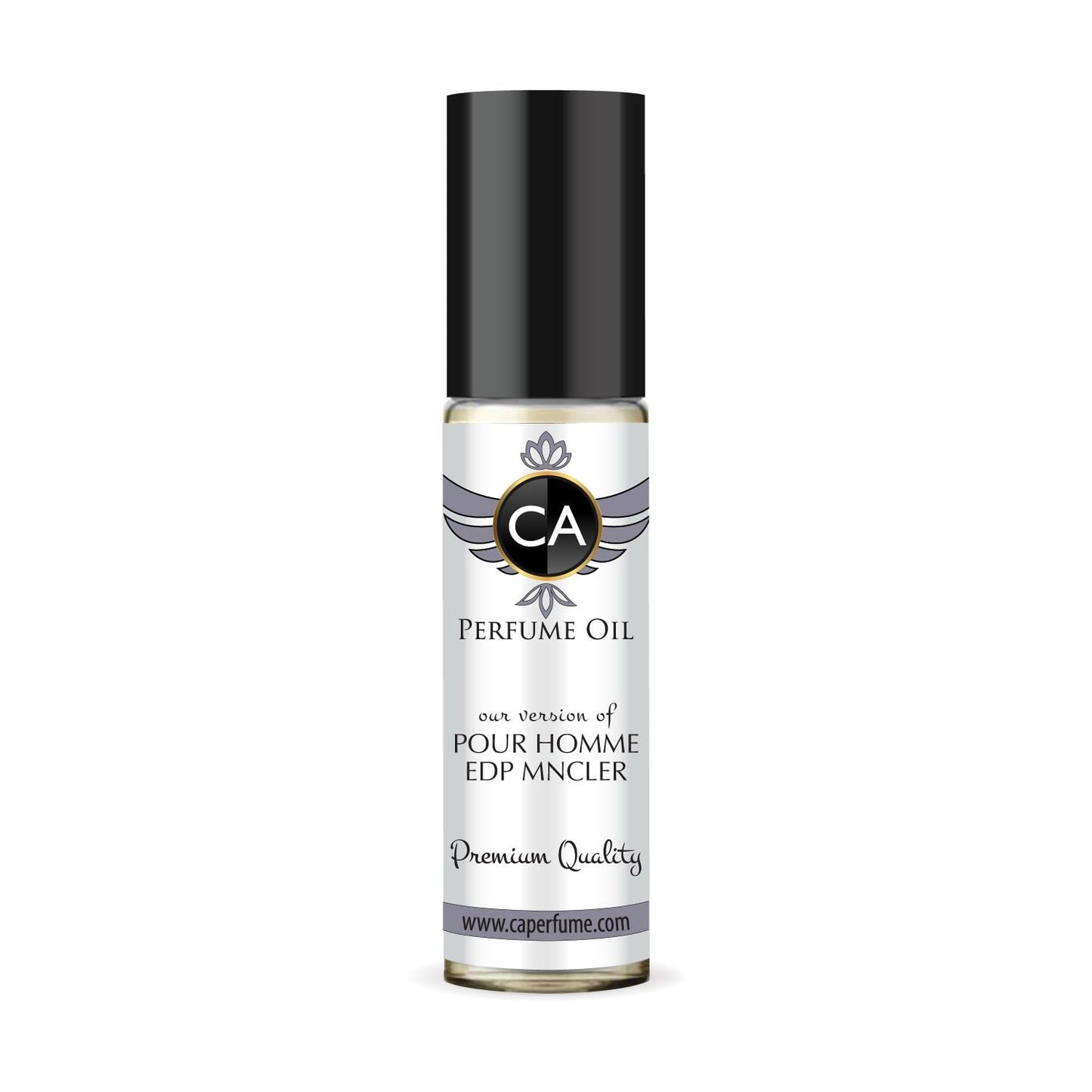 CA Perfume Impression of Pour Homme Edp Mncler for Men Perfume Oil Woody Aromatic Scent Long Lasting Cologne for Men Travel Size TSA Ready Mini Parfum Body Oil Roll-on 0.33 Fl Oz 10ml