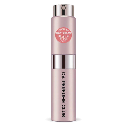 CA Perfume Impression of Flowerbloom Nectar Edp Intense for Women Amber Floral Scent Long Lasting Perfumes for Women Eau De Parfum Travel Size Refillable Atomizer Spray 0.27 Fl Oz 8ml