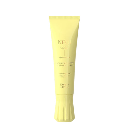 neqi - Treatment Treasure Peptide Power - 3-Minute Intensive Hair Treatment for Damaged & Colored Hair - With Triple Peptides & Smooth Complex - Deep-Acting Care, Anti-Breakage - 100 ml