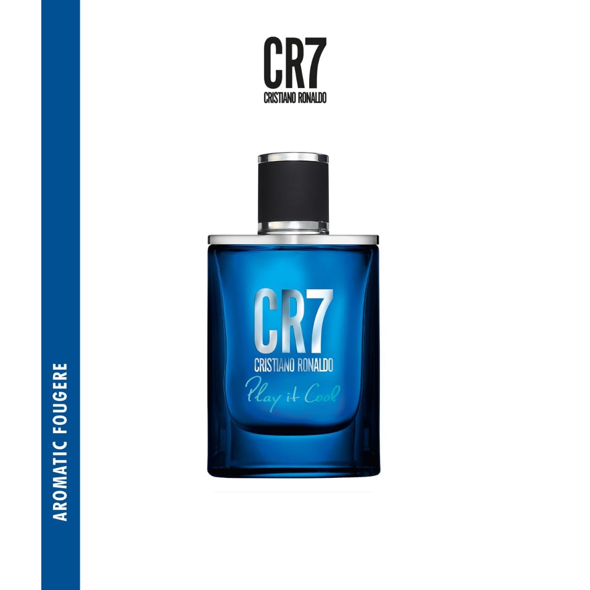 Cristiano Ronaldo CR7 Play It Cool - Blends Bright Citruses And Aromatic Fougere Notes - Fresh, Invigorating And Sensual - Light Enough For Everyday Wear - Masculine Fragrance - 1 Oz EDT Spray