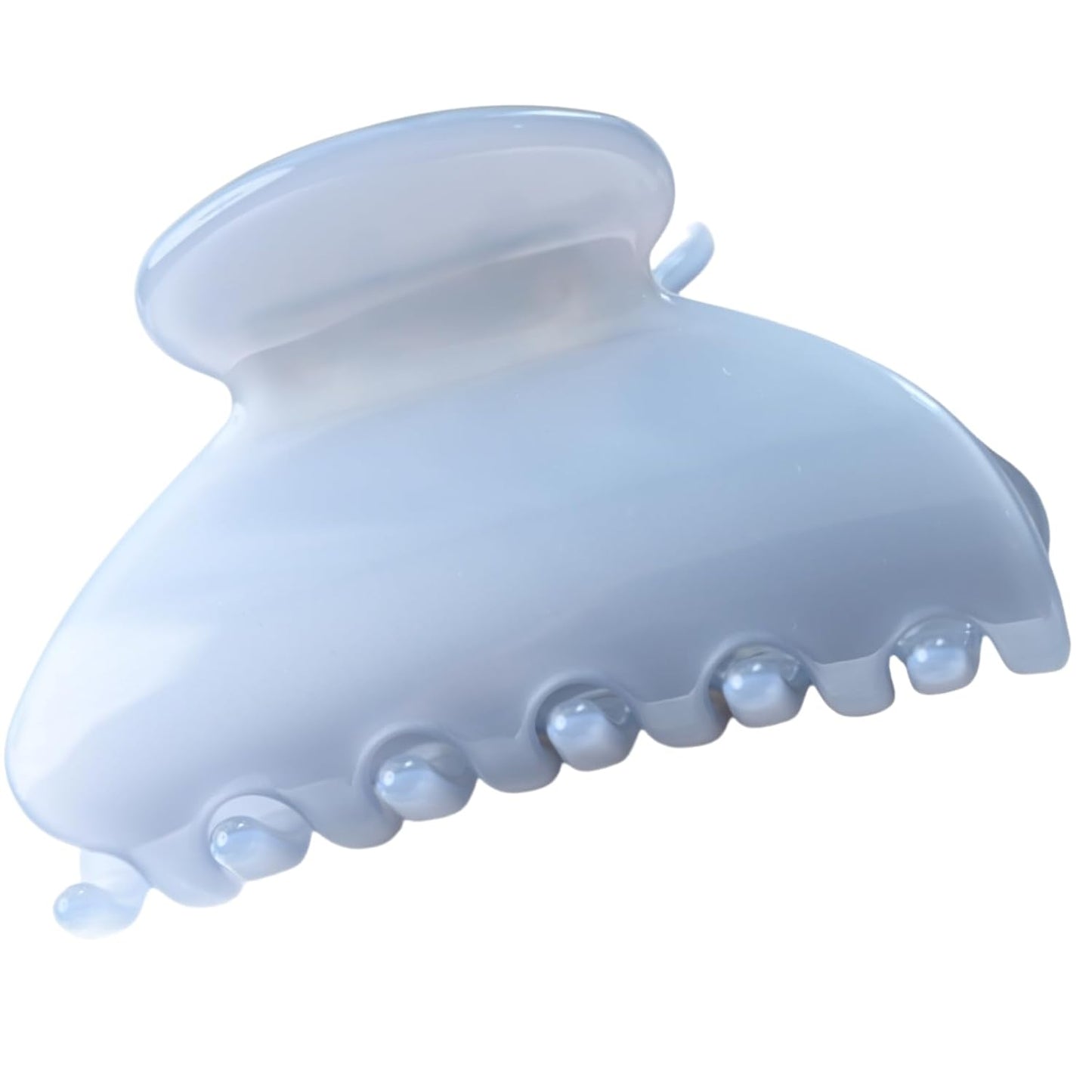 Handmade Celluloid Acetate French Design Barrettes Tortoise Shell Claws Hair Claw Luxury Fashion Accessories Hair Clip for Women (starblue)