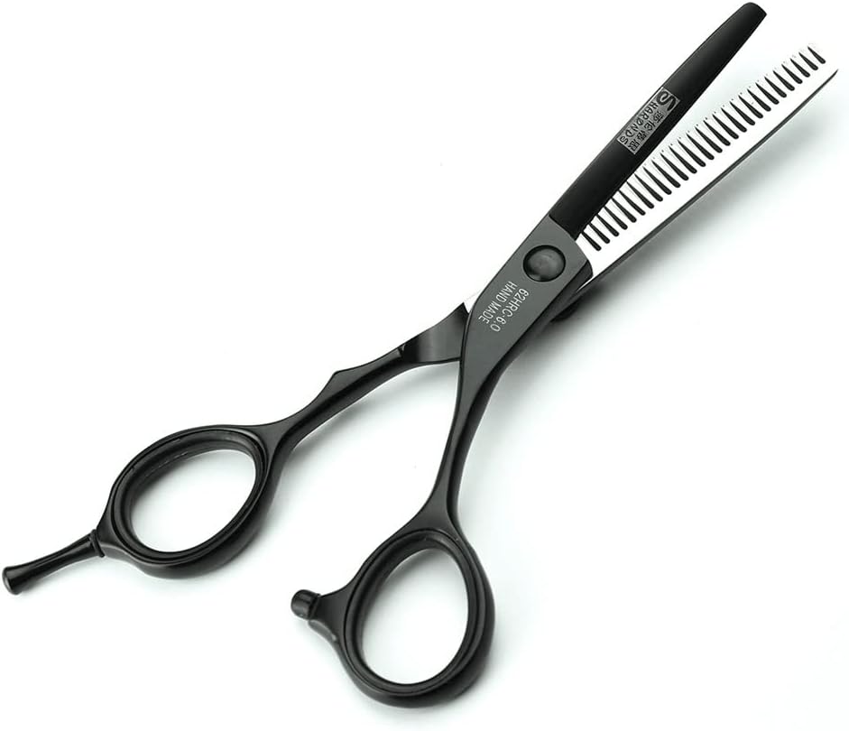 5/5.5/6 Professional Barber Set, with sharp blades that are easy to trim, suitable for hairdressers and hair salons (6-inch -2pc-D)