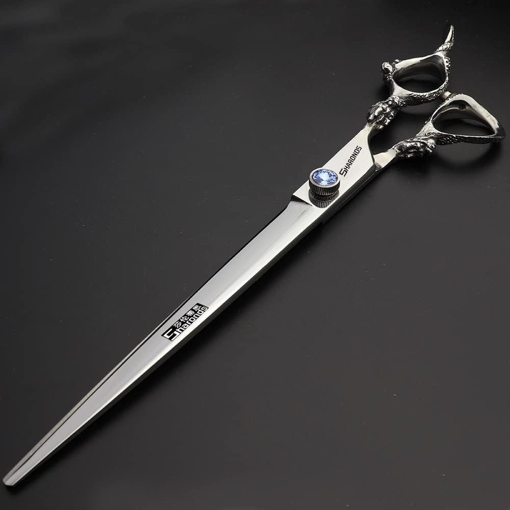 Hair scissors Professional hair scissors Japanese hair scissors 440C stainless steel/rose razor [scissors bag is a gift (9 inch flat)