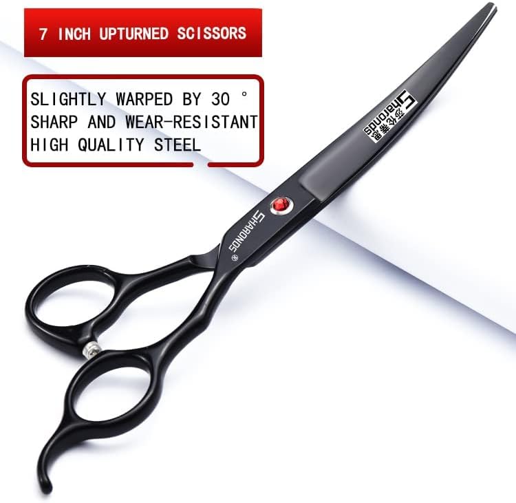 6/7 Inch Hairdressing Scissors Set Barber Shop Hair Scissors Styling Tools (7-inch 4pc)