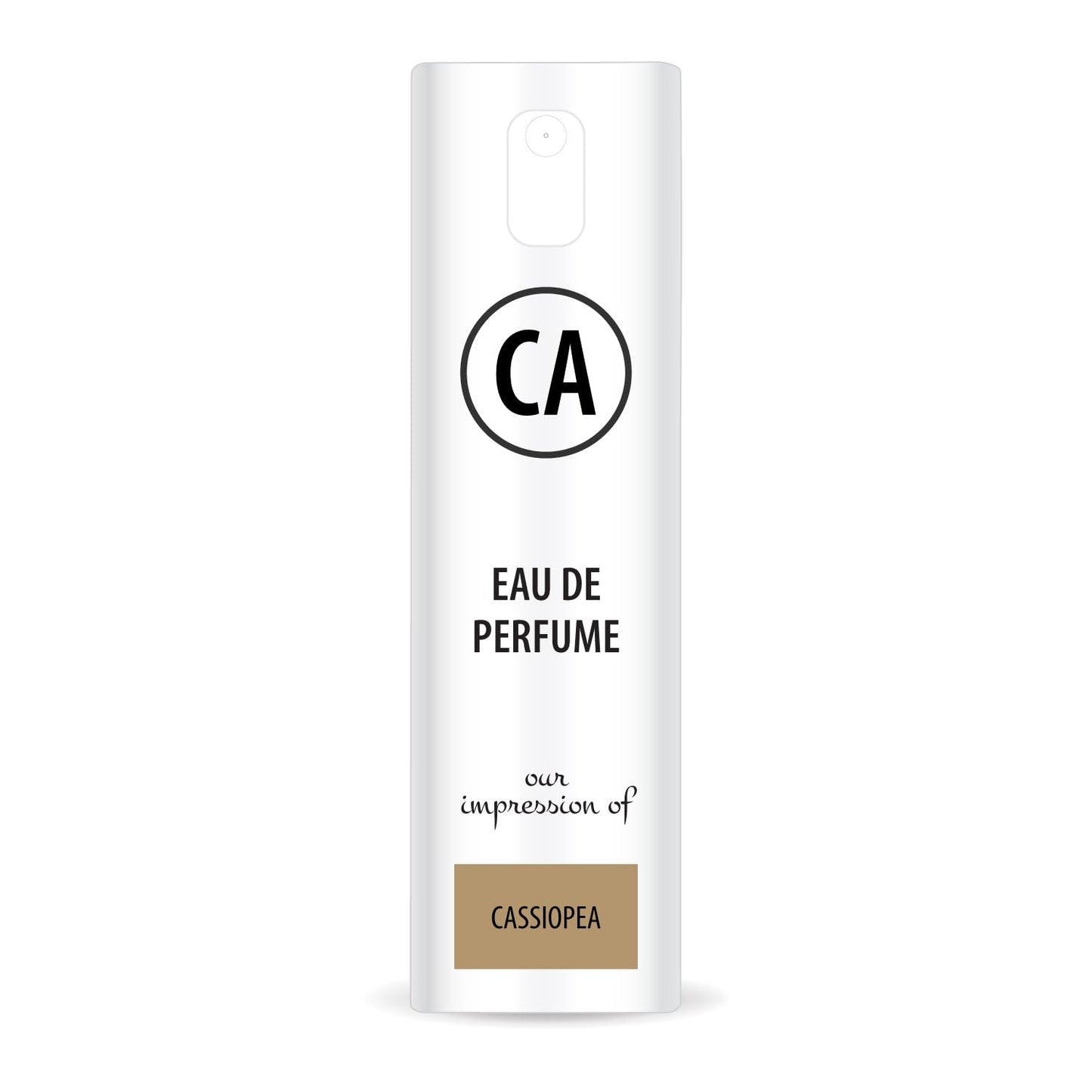 CA Perfume Impression of Cassiopea Unisex Eau De Parfum Chypre Floral Scent Long Lasting Unisex Fragrance Travel Size TSA Ready for Day and Night Wear 0.33 Fl Oz 10ml