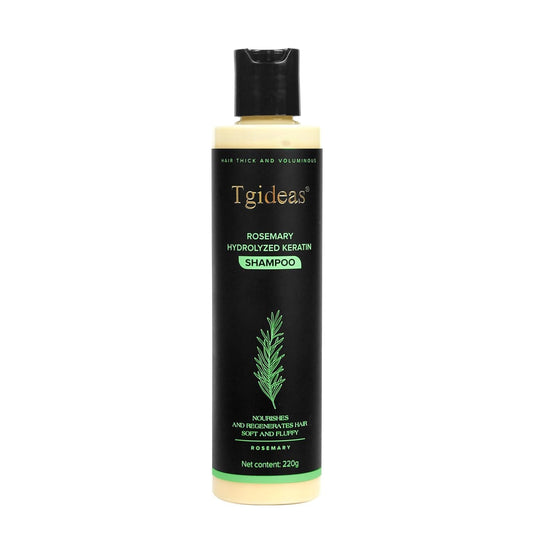 Tgideas Organic Rosemary Hair Growth Shampoo for Women and Men-Natural Thickening & Strengthening Shampoo with Hydrolyzed Keratin for Thinning Hair & Hair Loss 7.4 fl.oz