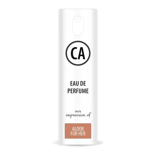 CA Perfume Impression of Aloura For Her for Women Eau De Parfum Floral Scent Long Lasting Perfumes for Women Travel Size TSA Ready for Day and Night Wear 0.33 Fl Oz 10ml