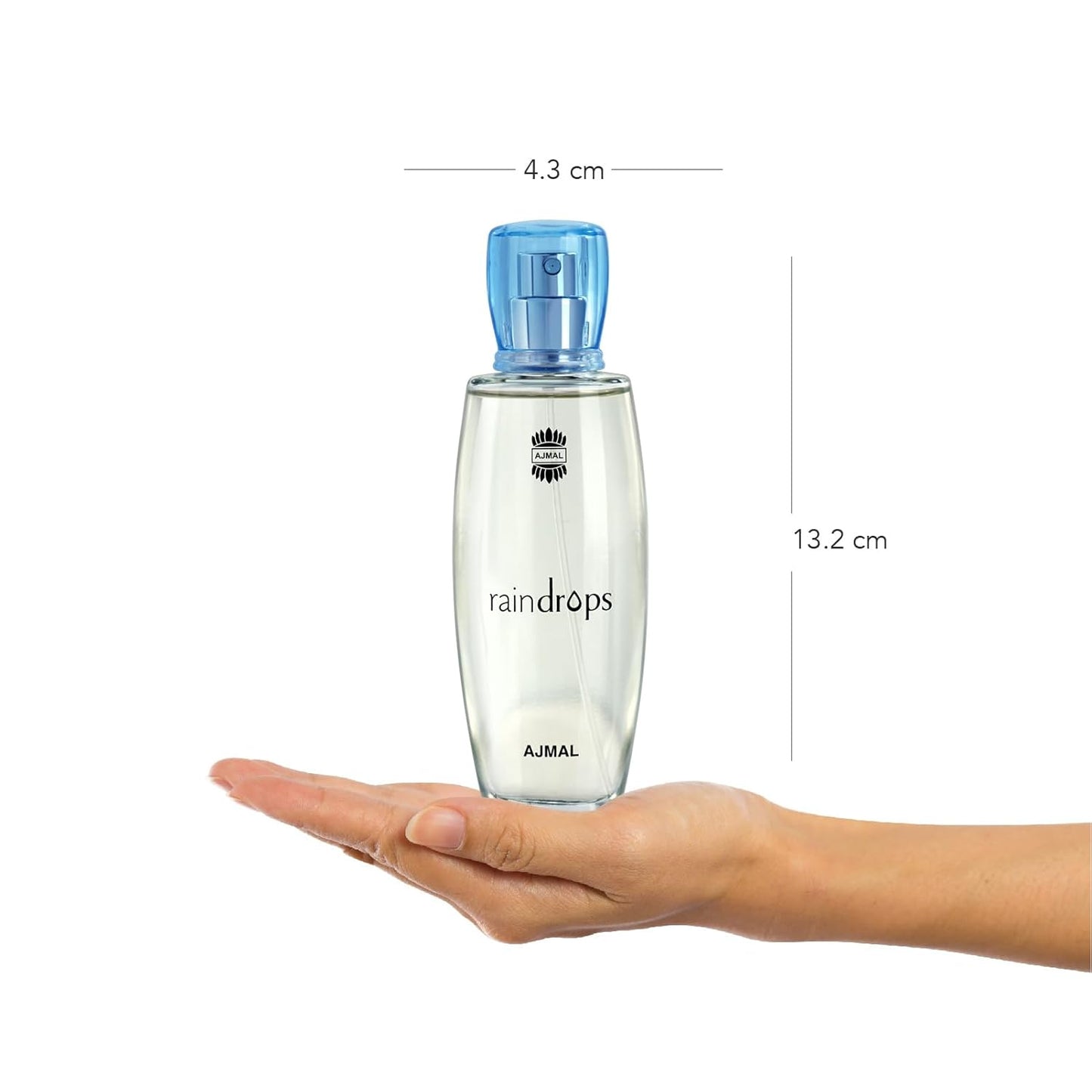 Ajmal Rain Drops Perfume – Women Fresh & Floral Scent with Fruity Notes, Inspired by Rain & Ocean Breeze, Long-Lasting Eau de Parfum, Made in Dubai – 50ml / 1.7 fl oz