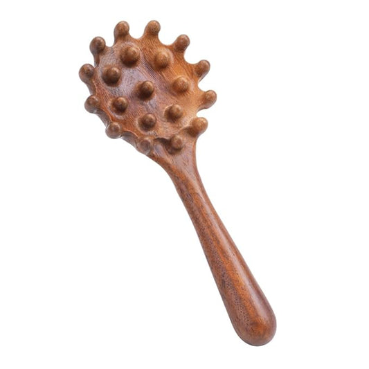 Handcrafted Wooden Scalp Massager - Scalp Scrubber for Hair Growth and Stress Relief, Made with Natural Wood, Scalp Brush Massager for Dandruff Reduction, Unique Gift for Mom, Dad & Self-Care Lovers