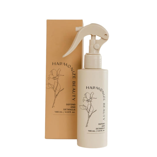 Harmonize Beauty Leave-In Conditioner - 3-in-1 Detangler & Heat Protectant Spray - Sulfate-Free - Lightweight for All Hair Types - Frizz Control - Protects & Hydrates without Buildup - 4.9 fl oz