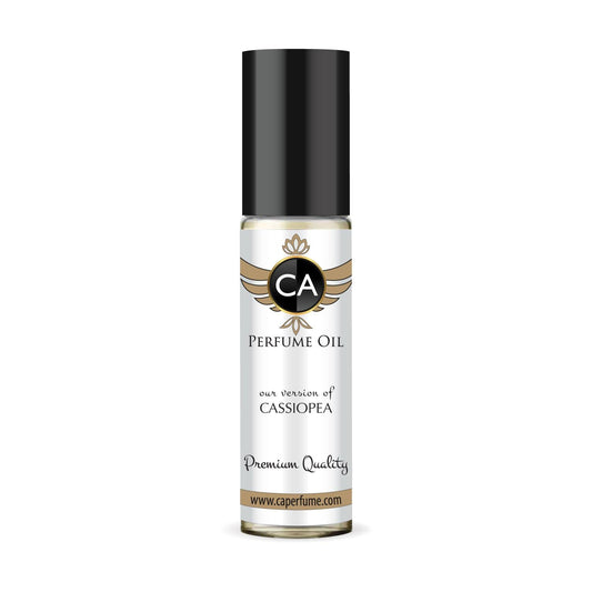 CA Perfume Impression of Cassiopea Unisex Fragrance Oil Chypre Floral Scent Long Lasting Perfumes for Women & Men Travel Size TSA Ready Mini Parfum Body Oil Roll-on 0.33 Fl Oz 10ml