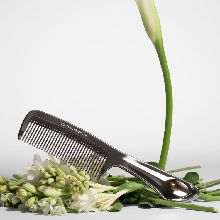 LOVE CHROME PG TETSUKI PREMIUM BLACK/Japanese artisan hair comb