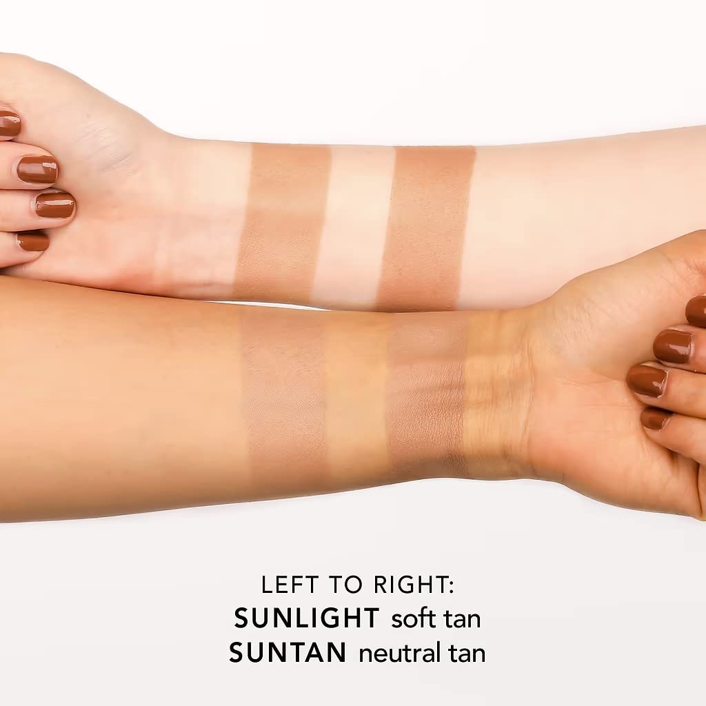 Jouer Sunswept Bronzer Duo 2 Complementary Shades Velvety Formula Matte & Shimmer Shades Vitamin E Talc, Paraben, Gluten & Cruelty Free