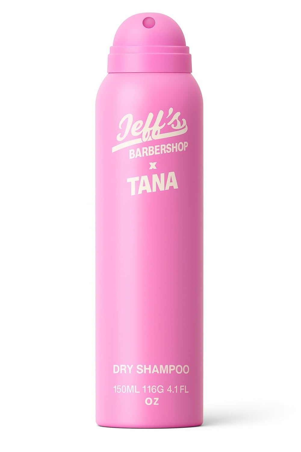Jeff's Barbershop x Tana Mongeau Dry Shampoo, Clear Dry Shampoo Hair Spray, No White Residue, Talc Free, All Hair Types, 4.1 fl oz