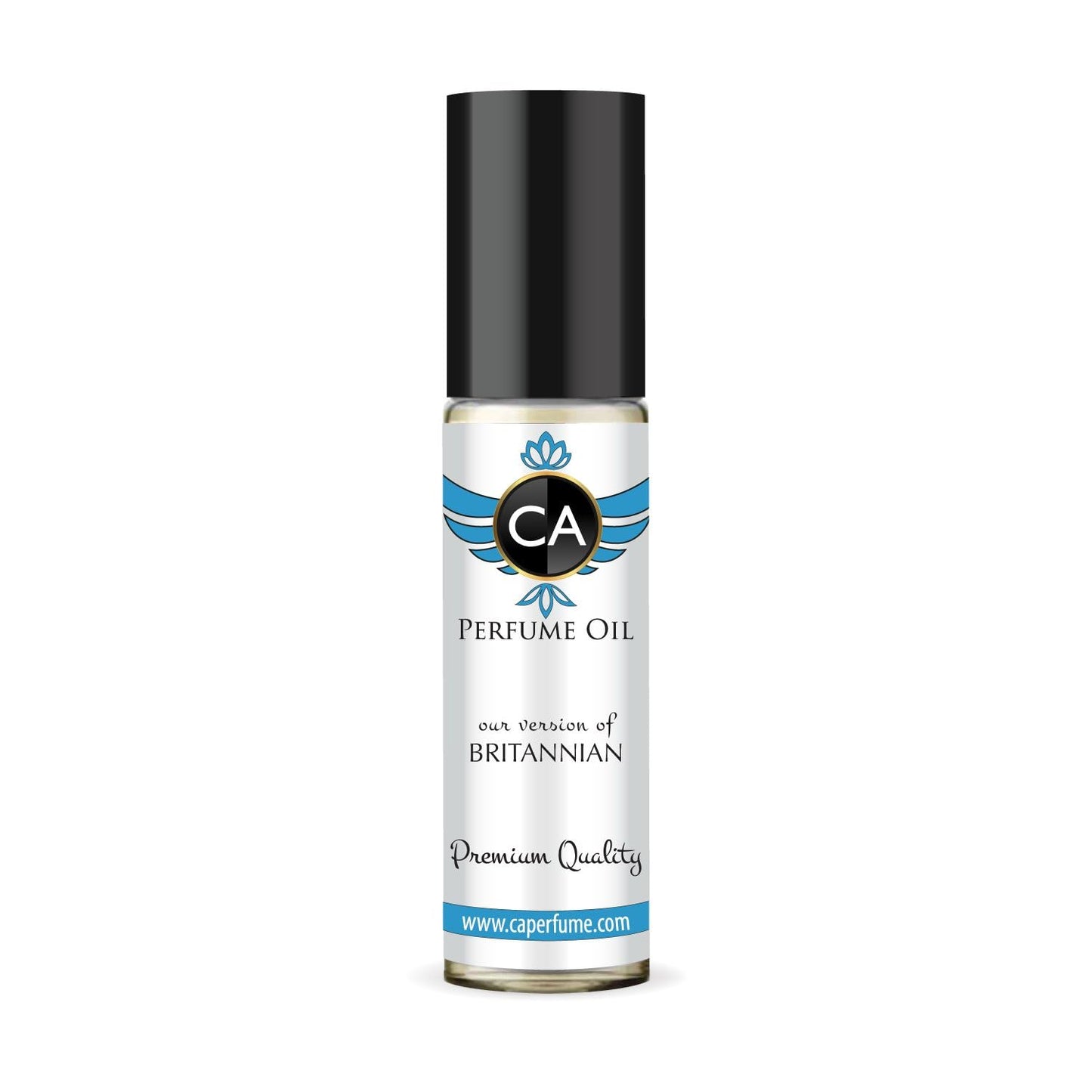 CA Perfume Impression of Britannian Unisex Fragrance Oil Amber Scent Long Lasting Perfumes for Women & Men Travel Size TSA Ready Mini Parfum Body Oil Roll-on 0.33 Fl Oz 10ml