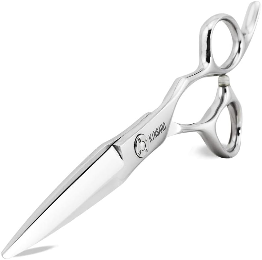 6" Hair Cutting Scissors to Cut Hair Cutting Shears Professional Haircut Hairdresser Scissors 440C KINSARO for Hairdresser Barber or Home Use
