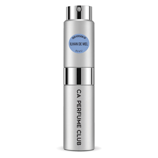 CA Perfume Impression of Ilhan De Mel for Women and Men Floral Scent Long Lasting Unisex Fragrance Eau De Parfum Travel Size Refillable Atomizer Spray 0.27 Fl Oz 8ml