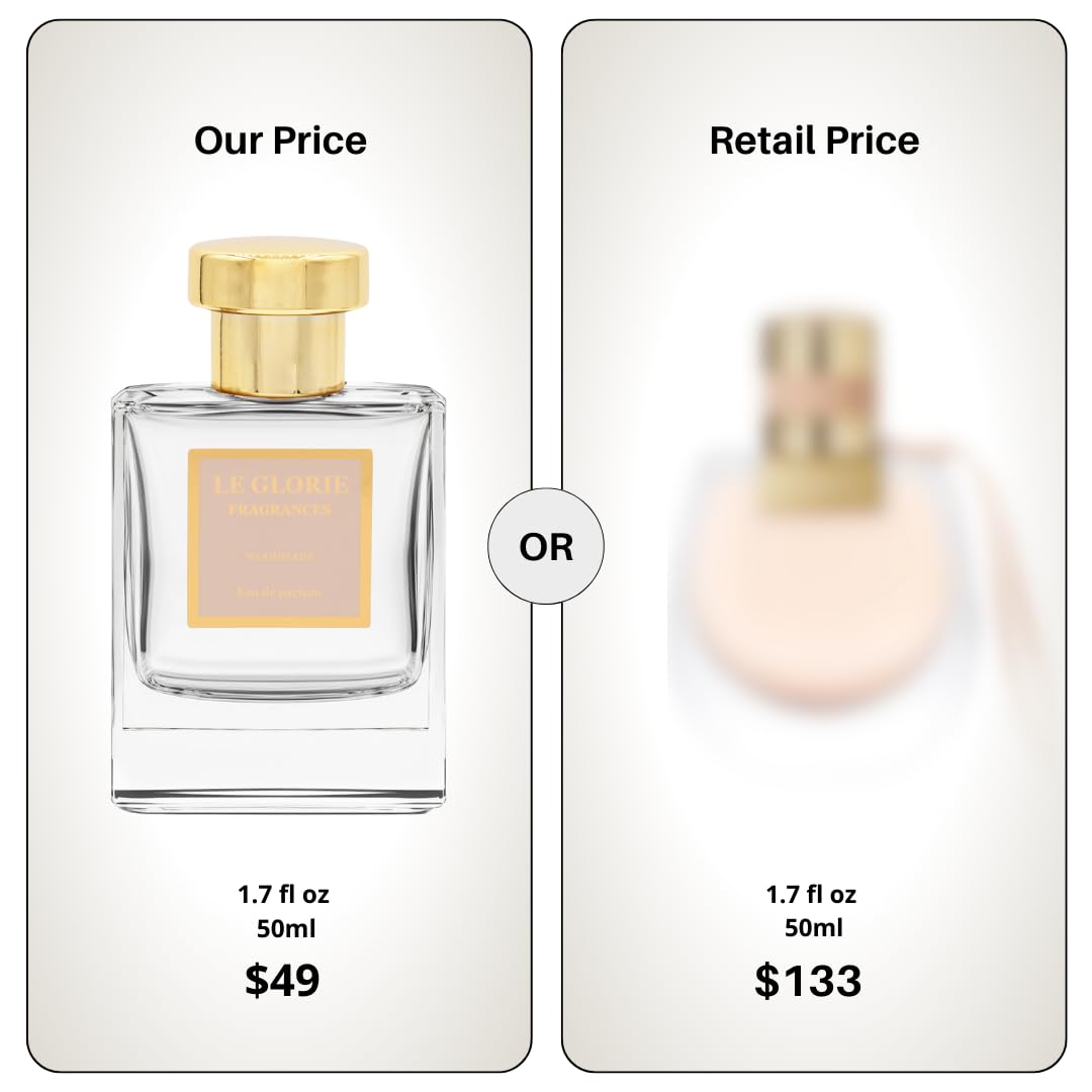 Inspired by Chloé's Nomade Eau de Parfum, Woodmade EDP, Long Lasting 12-14 Hours Perfume Spray for Women, Unisex, All Skin Types - Cruelty Free - 1.7 Fl oz 50ml