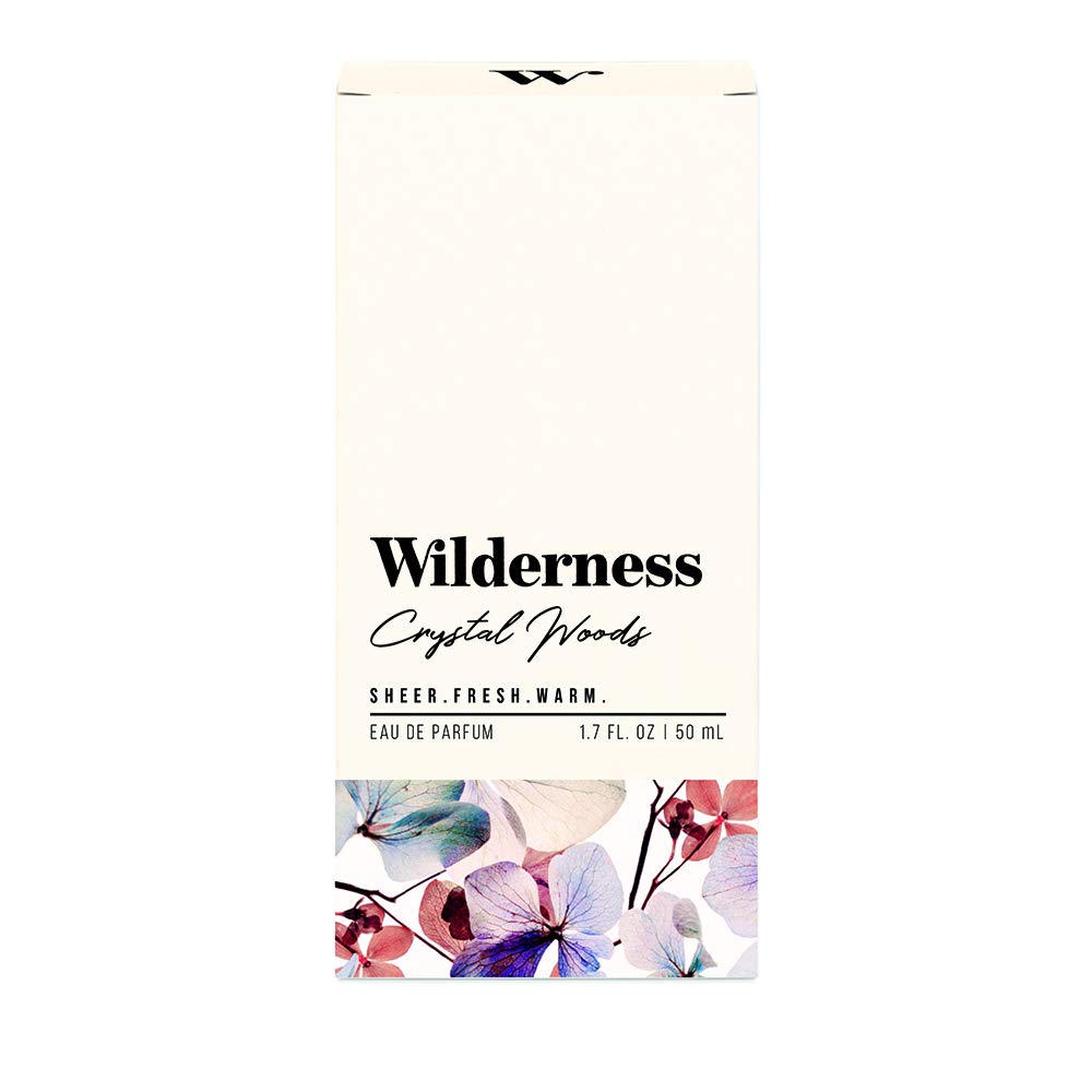 Tru Fragrance Beauty Wilderness Crystal Woods Eau de Parfum Spray- Fresh and Warm Floral Fragrance for Women - Featuring Notes of Eucalyptus Blooms, Jasmine Petals and Sheer Cedar