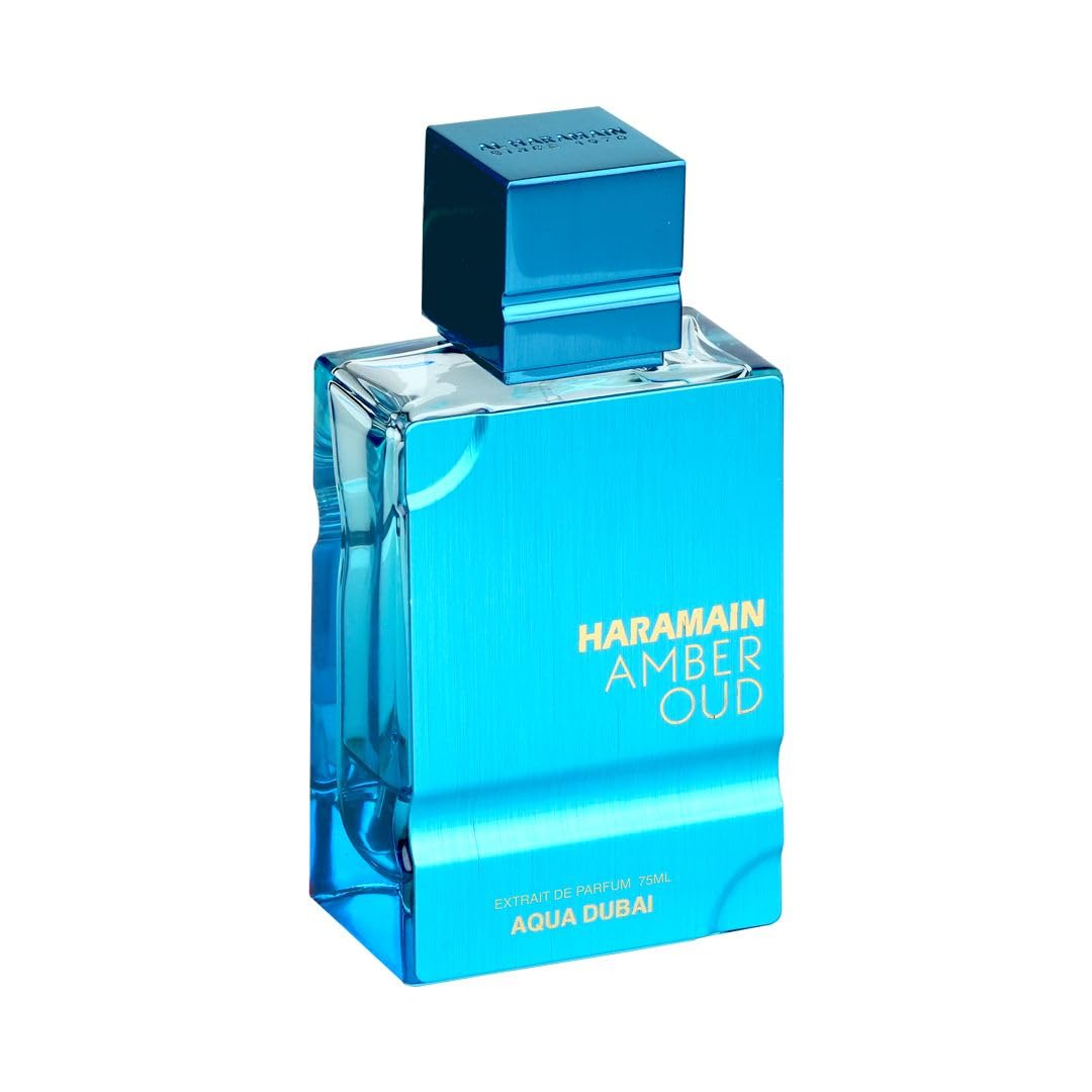 Al Haramain Amber Oud - Aqua Dubai - Cologne for Men and Women - Bergamot, Amber, Musk Fragrances - Long Lasting Perfume for Men and Women - 2.5 oz