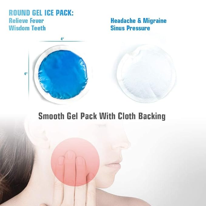 MR.ICE 3 Kits Cooling Face Mask Full Face Ice Mask, Reusable Gel Face Mask Eye Cooling Masks with Soft Plush Backing, Cold Face Mask Ice Pack Cold Compress for Puffy Eyes,Migraine,Puffiness,Skin Care
