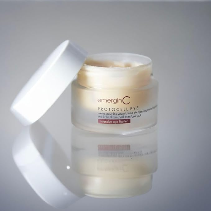 Protocell Eye Cream - Plant Stem Cell Eye Treatment with Hyaluronic Acid to Address Visible Signs of Aging (0.5 oz, 15 ml)