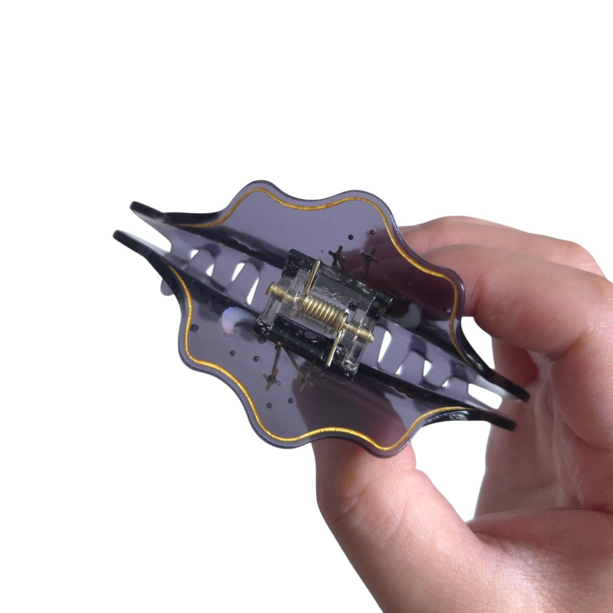 Fantasy Scorpio Sign Hair Clips,Novelty Acetate Claw Clip,Zodiac Hair Clips for Women,Black