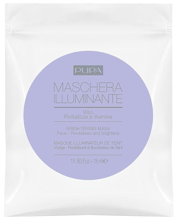 Pupa Milano Brightening Face Mask - Renew Your Skin's Radiance - Unique Peel-Off Formula Requires No Rinsing Or Clean Up - Eliminates Post-Mask Clean Up - Suitable For All Skin Types - 0.6 Oz, 568223