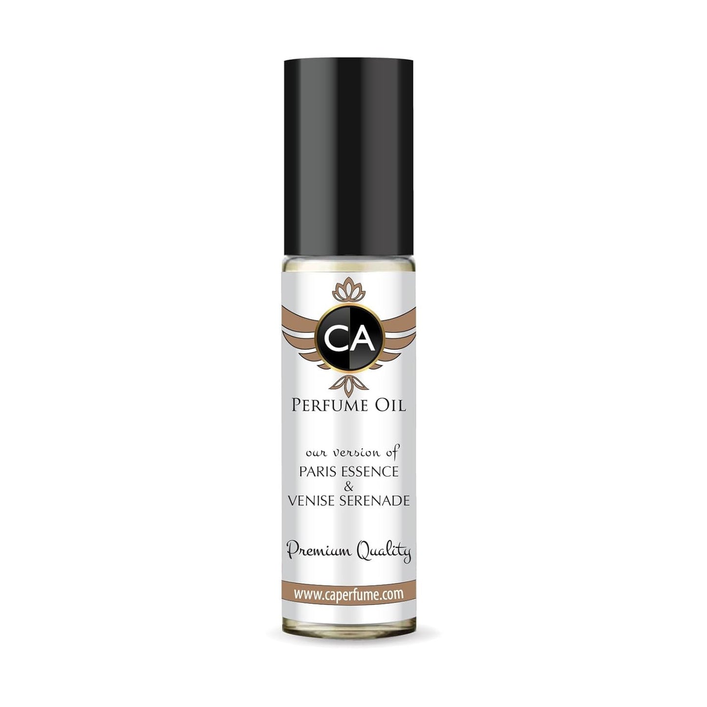 CA Perfume Impression of Paris Essence & Venise Serenade Unisex Fragrance Oil Oriental Scent Long Lasting Perfumes for Women & Men Travel Size TSA Ready Mini Parfum Body Oil Roll-on 0.33 Fl Oz 10ml