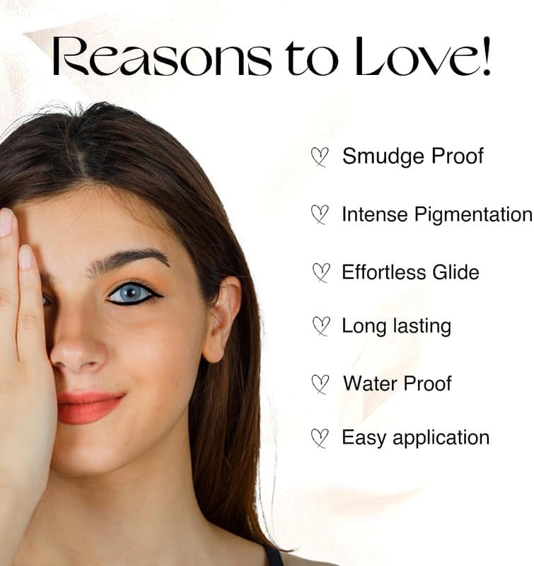 NOURISH MANTRA Jet Gaze Kajal Urban Rani - Combo - Black & Black 0.35g/ with Almond Oil, Argan Oil & Vitamin E/Intense Pigmentation/Smudge Proof/Water Proof/Long Lasting