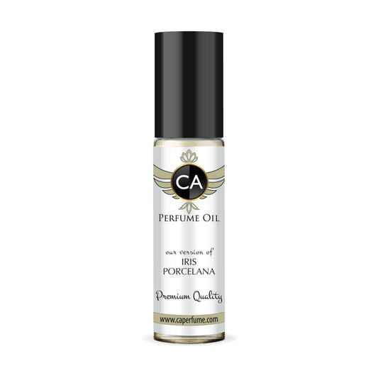 CA Perfume Impression of Iris Porcelana Unisex Fragrance Oil Floral Scent Long Lasting Perfumes for Women & Men Travel Size TSA Ready Mini Parfum Body Oil Roll-on 0.33 Fl Oz 10ml