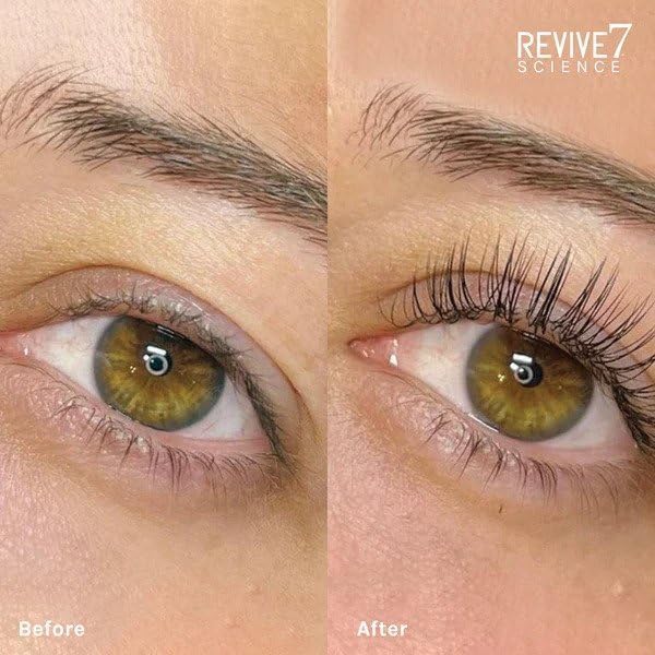 Original Revive7 Revitalizing Lash Serum for Eyelash Thickness - Eyelash Serum Brow Enhancer Eyelash Eyebrow - Lash Enhanced Formula for Longer, Full and Thicker Natural Eyelash, Made in Canada (5 ml)