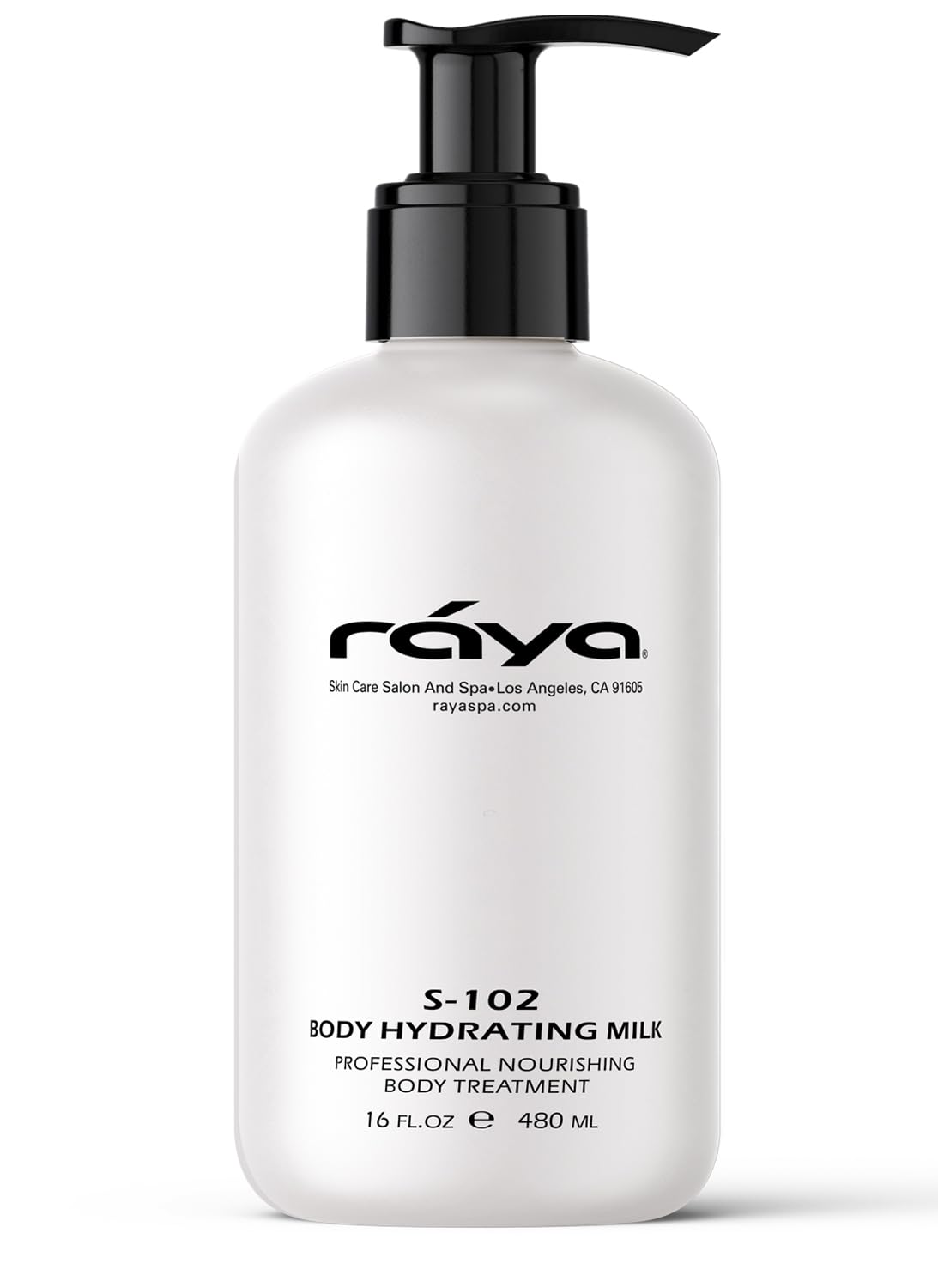 Raya Body Hydrating Milk 16 oz (S-102) | Hydrating, Moisturizing, and Restorative Body Lotion | Rich in Natural Oils, Butters, and Vitamins | Calms and Softens