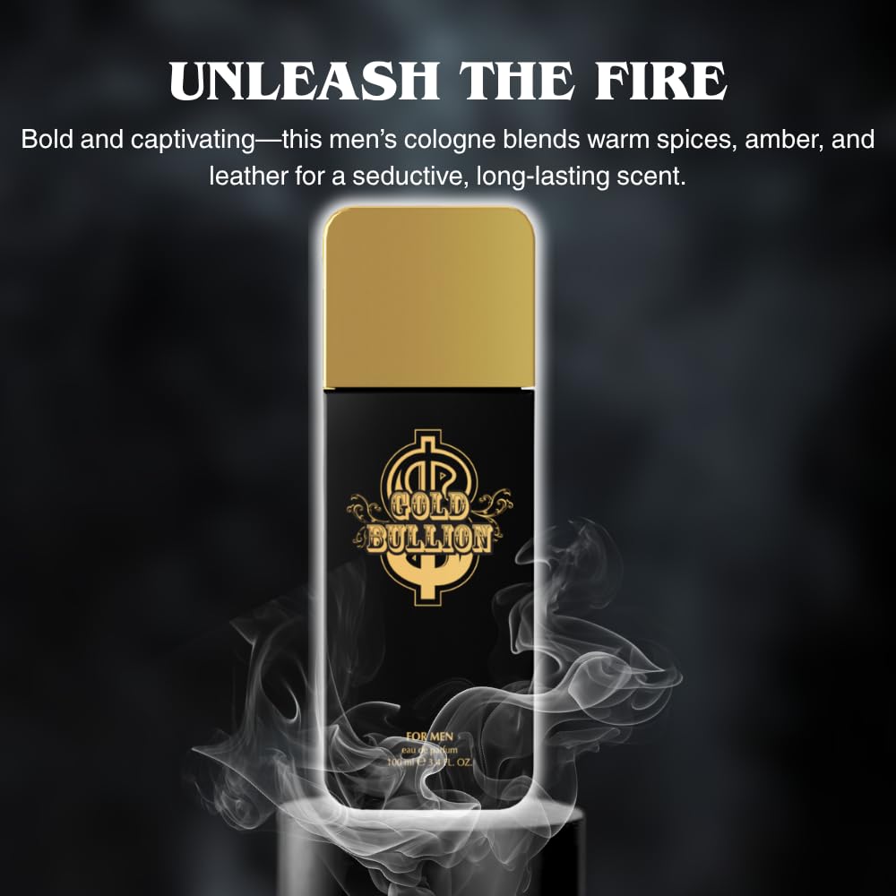 Perfume for Men - INSPIRED by A WORLD RENOWNED MEN’S PERFUME - Grapefruit, Mint, Cinnamon, Leather - Spicy, Sensual, Fresh, Long-Lasting - Eau De Parfum 100 ml (3.4 fl oz)