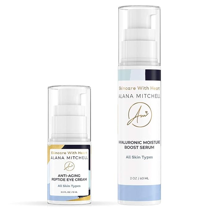 Alana Mitchell Anti-Aging Peptide Eye Cream Hyaluronic Moisture Boost Serum