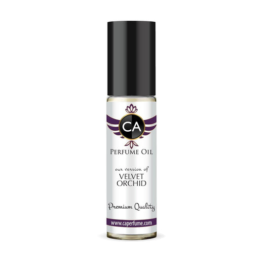 CA Perfume Impression of Velvet Orchid for Women Fragrance Oil Amber Floral Scent Long Lasting Perfumes for Women Travel Size TSA Ready Mini Parfum Body Oil Roll-on 0.33 Fl Oz 10ml