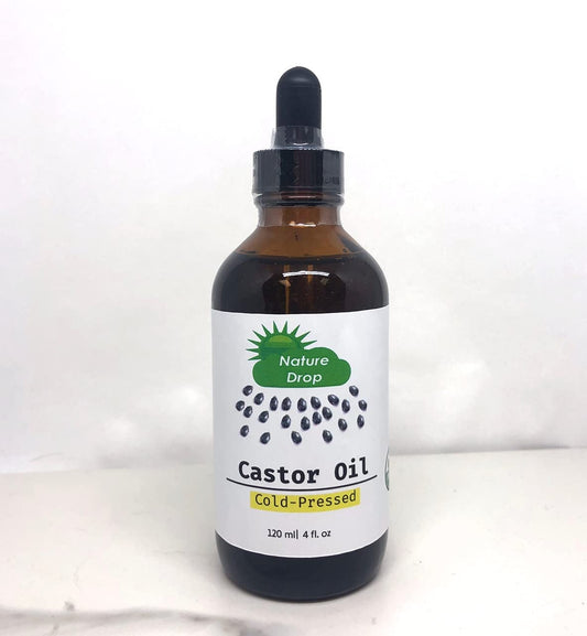 Organic Castor Oil,4 oz - 100% USDA Certified Pure Cold Pressed Hexane free - Best oil Growth For Eyelashes, Hair, Eyebrows, Face and Skin, Triple Filtered, Great for Acne