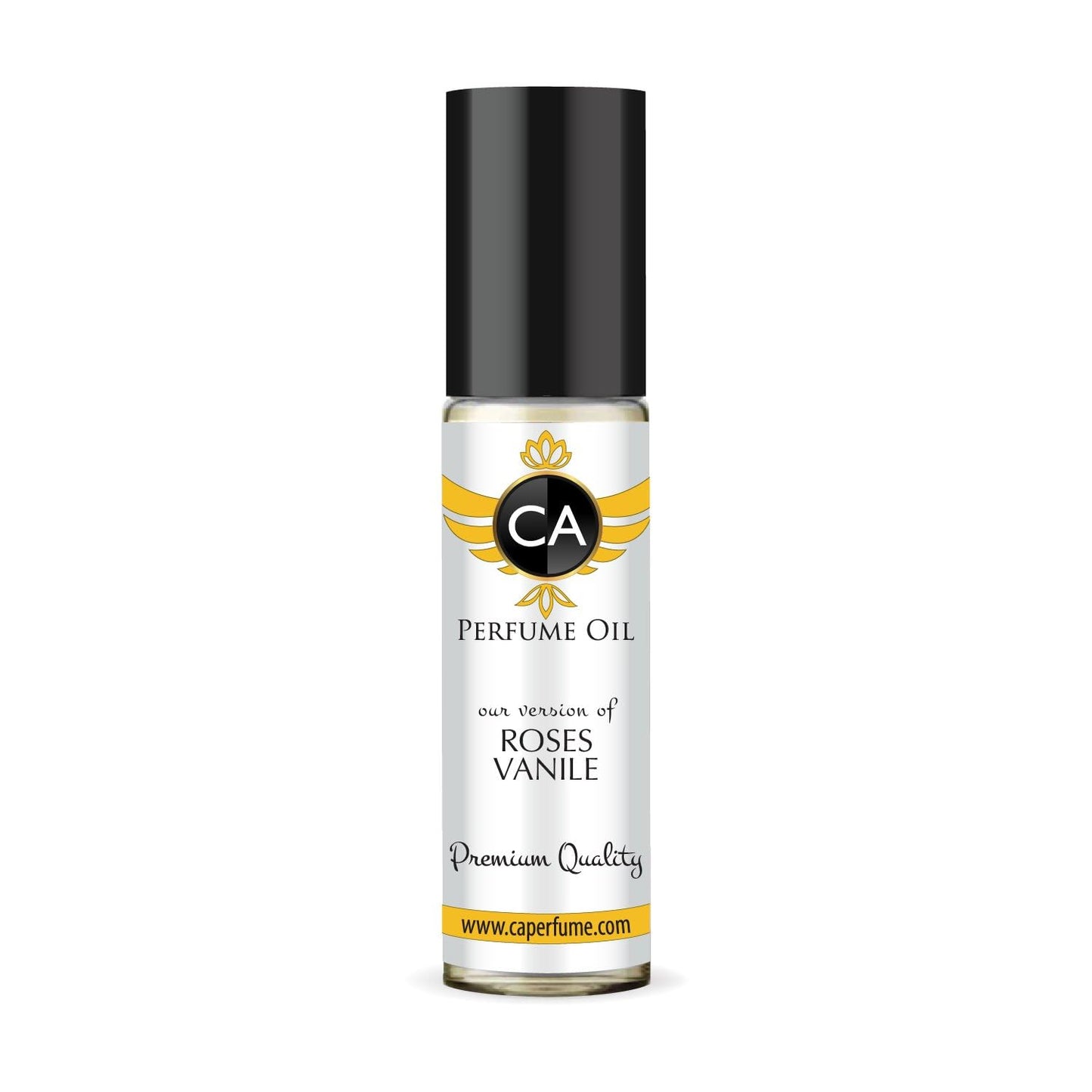CA Perfume Impression of Roses Vanile for Women Fragrance Oil Amber Vanilla Scent Long Lasting Perfumes for Women Travel Size TSA Ready Mini Parfum Body Oil Roll-on 0.33 Fl Oz 10ml