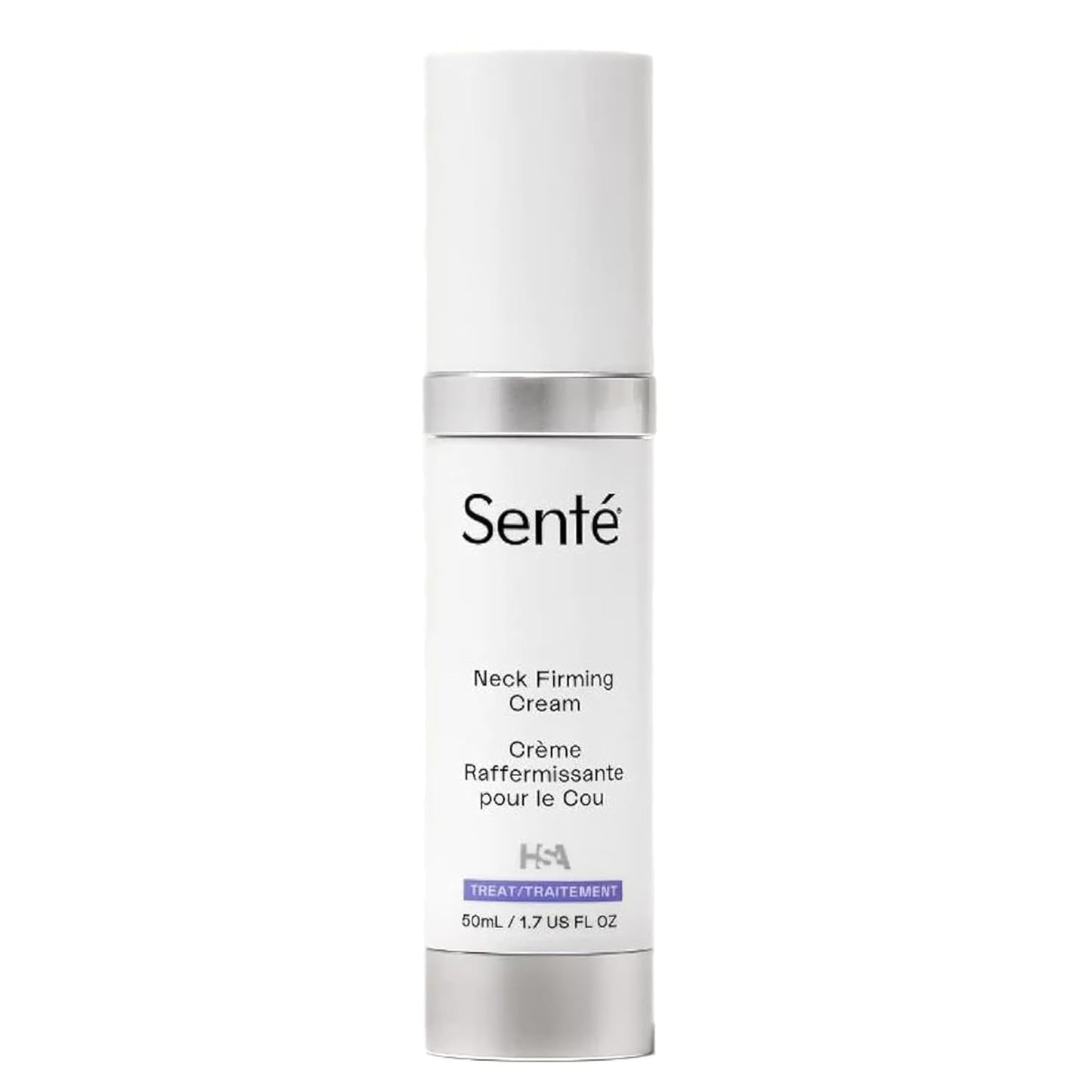 Senté Firming Neck Cream for Crepey Skin & Vertical Lines | Lifts, Firms & Smooths Neck & Décolleté | HSA, Caffeine, Vitamin C | 1.7 Fl Oz
