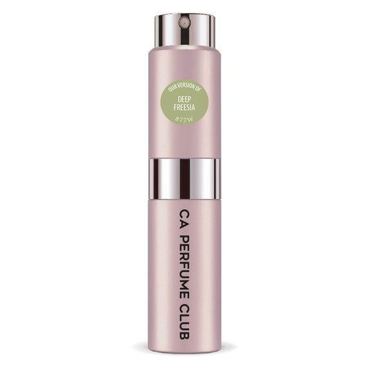 CA Perfume Impression of Deep Freesia for Women Floral Scent Long Lasting Perfumes for Women Eau De Parfum Travel Size Refillable Atomizer Spray 0.27 Fl Oz 8ml