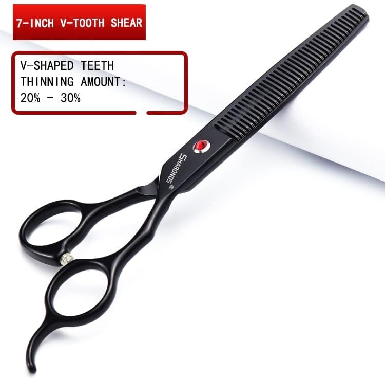 6/7 Inch Hairdressing Scissors Set Barber Shop Hair Scissors Styling Tools (7-inch 3pc)