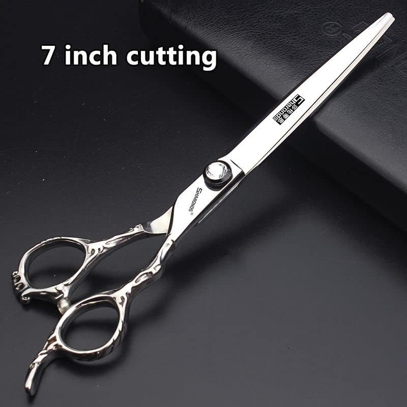 Hairdressing Salon Hairdressers Scissors 6/6.5/7/8 Inch Hair Clippers, Hairstyling Tools And Scissors (7 inch 4PC)