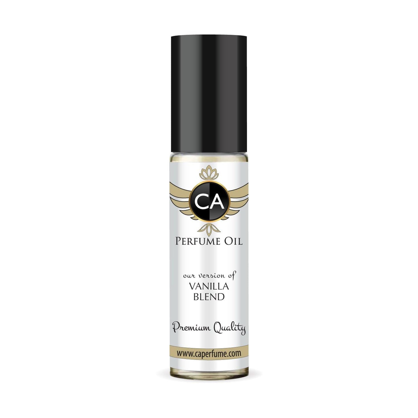 CA Perfume Impression of Vanilla Blend Unisex Fragrance Oil Amber Vanilla Scent Long Lasting Perfumes for Women & Men Travel Size TSA Ready Mini Parfum Body Oil Roll-on 0.33 Fl Oz 10ml