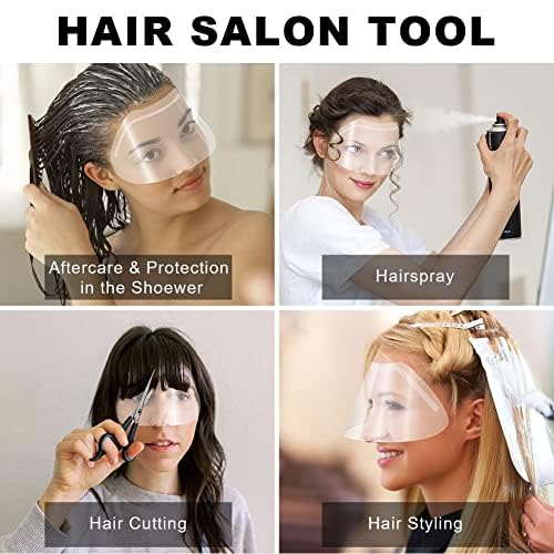 30 PCS Face Shield for Shower, Clear Eyebrow Shower Visor for Adults Eyelash Extensions, Eyelid Surgery, Lash Aftercare for Salon Supplies Eyelash Extensions