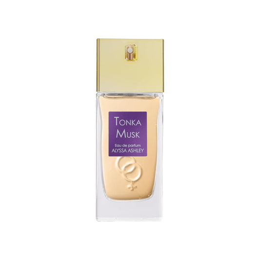 Alyssa Ashley Tonka Musk - Mini Perfumes for Women and Cologne for Men - Long Lasting Amber Fragrance - Travel Perfume - 1 oz EDP Spray