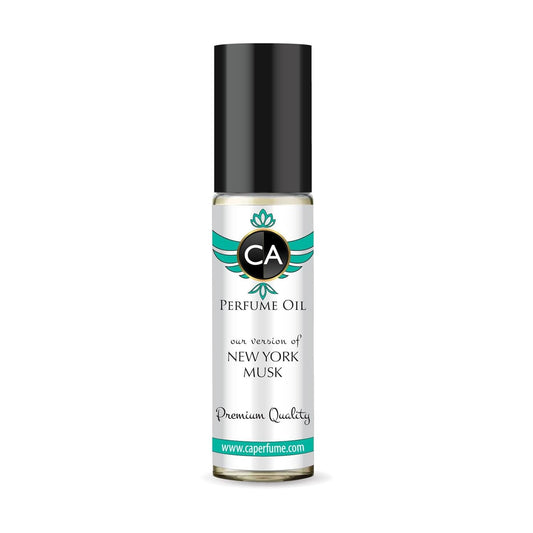 CA Perfume Impression of New York Musk Unisex Fragrance Oil Floral Woody Musk Scent Long Lasting Perfumes for Women & Men Travel Size TSA Ready Mini Parfum Body Oil Roll-on 0.33 Fl Oz 10ml