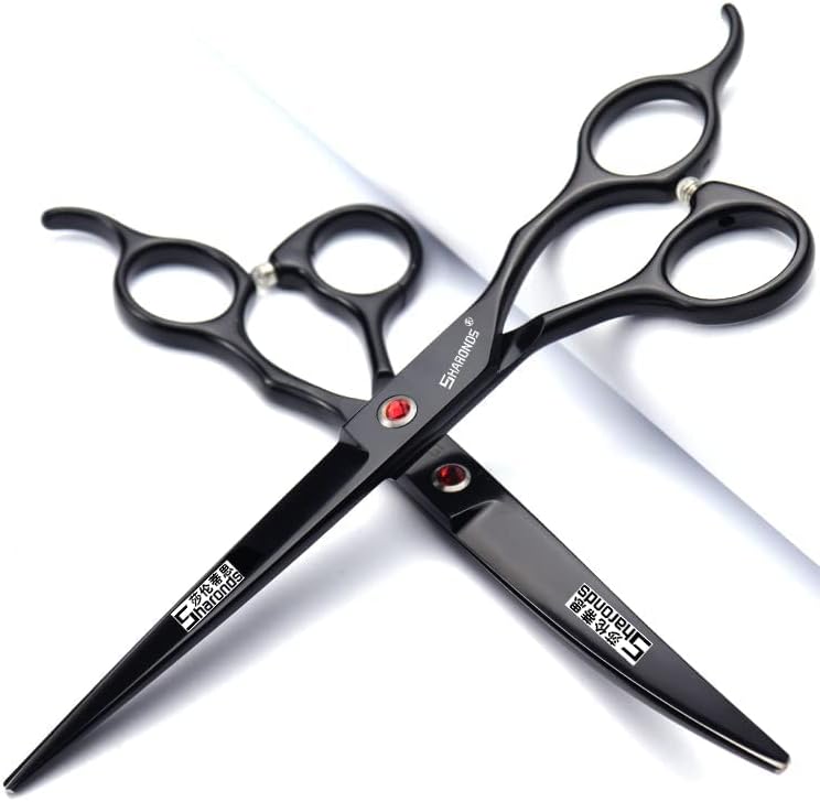 6/7 Inch Hairdressing Scissors Set Barber Shop Hair Scissors Styling Tools (7-inch 3pc)
